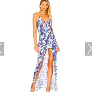 Karina Grimaldi- Aculina Print Dress in Nantucket
Floral. High Low Floral Dress